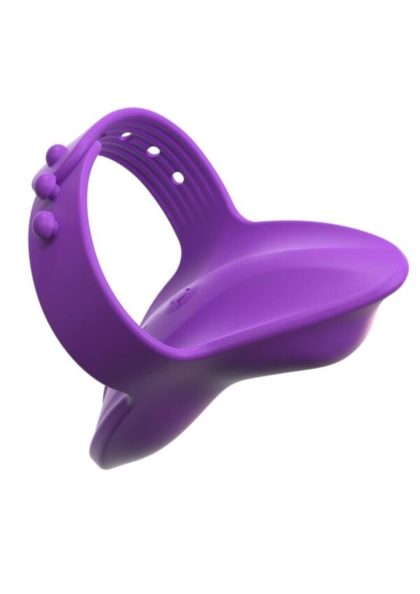 Fantasy For Her Finger Vibe Vibrating Massager Multi Function Waterproof Rechargeable Silicone Finger Vibrator - Purple - Image 3