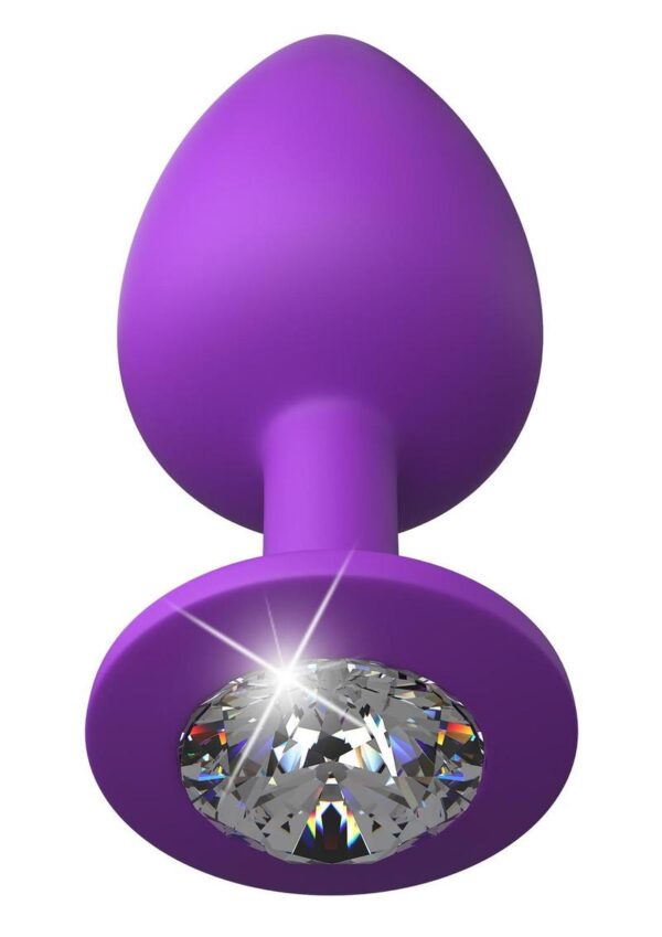 Fantasy For Her Her Little Gem Large Plug Anal Play Silicone Waterproof Purple - Image 2
