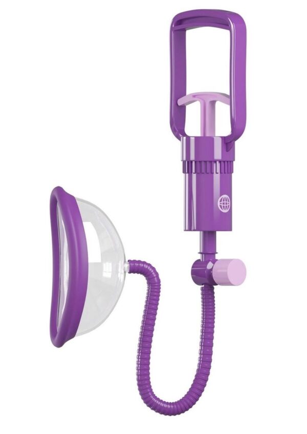 Fantasy For Her Manual Pussy Pump - Purple/Clear - Image 4