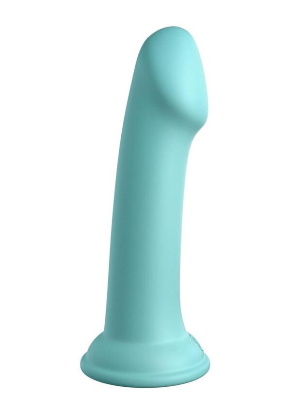 Dillio Platinum Big Hero Silicone Dildo 6in - Teal - Image 3