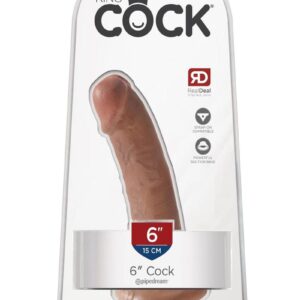 King Cock Dildo 6in - Caramel