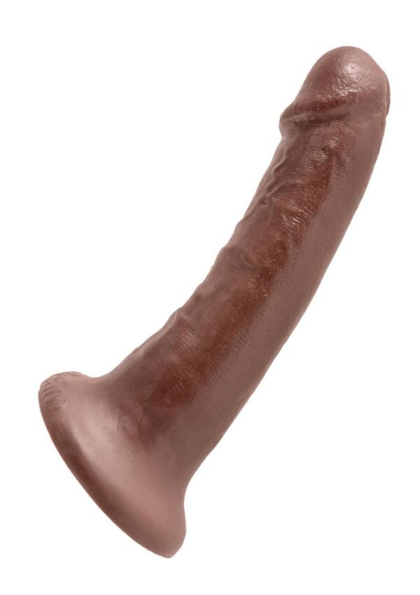 King Cock Dildo 6in - Chocolate - Image 2