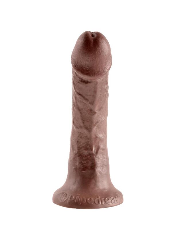 King Cock Dildo 6in - Chocolate - Image 3