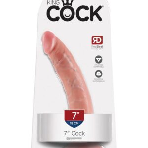 King Cock Dildo 7in - Vanilla