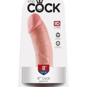 King Cock Dildo 8in - Vanilla