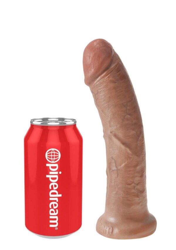 King Cock Dildo 8in - Caramel - Image 3