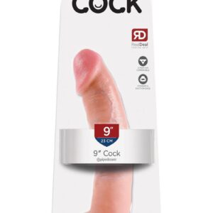King Cock Dildo 9in - Vanilla