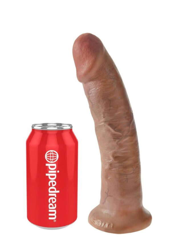 King Cock Dildo 9in - Caramel - Image 3