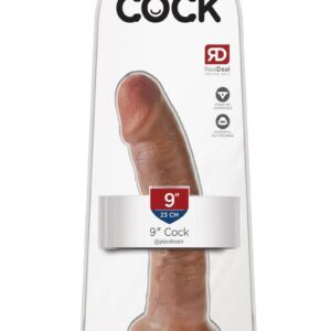 King Cock Dildo 9in - Caramel