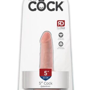 King Cock Dildo 5in - Vanilla