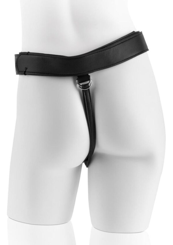 King Cock Strap on Harness with Dildo 6in - Vanilla - Image 2