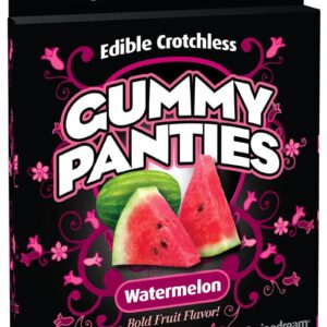 Edible Crotchless Gummy Panties - Watermelon