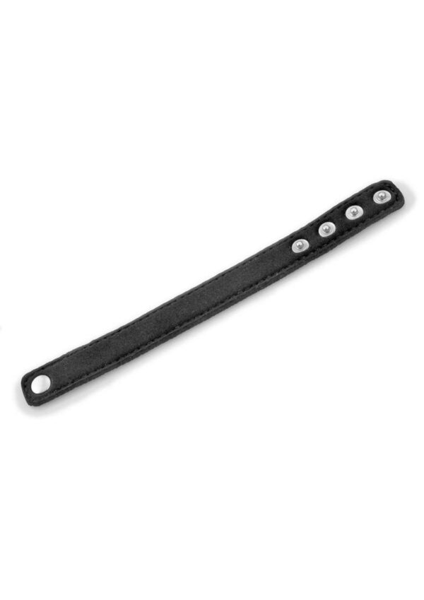 Perfect Fit Snap Neoprene Cock Ring - Black - Image 4