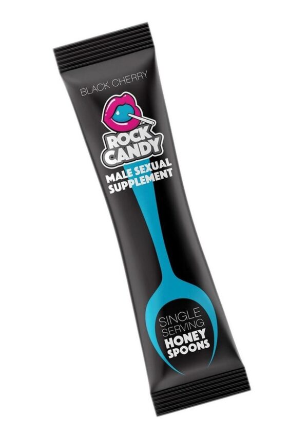 Rock Candy Honey Spoons Male Sexual Supplement Black Cherry (24 Packs per Display) - Image 3
