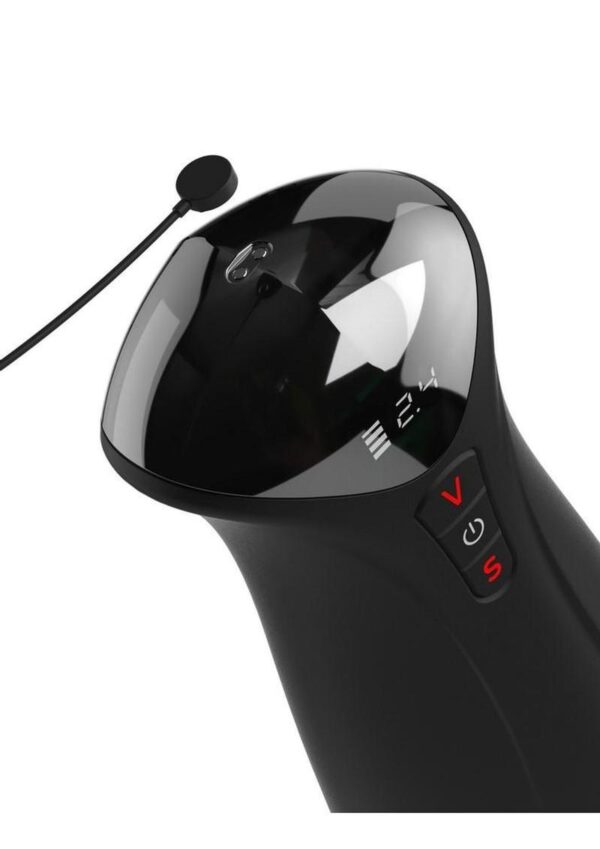 PDX Elite Fap-O-Matic Pro XL Rechargeable Masturbator - Black/Red - Image 4