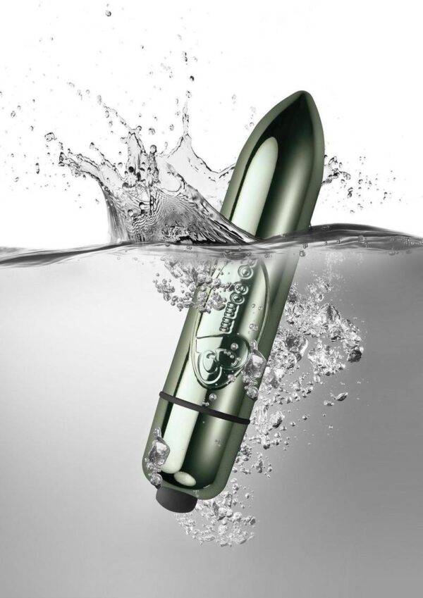 RO 80mm Single Speed Bullet Vibrator - Chrome - Image 3