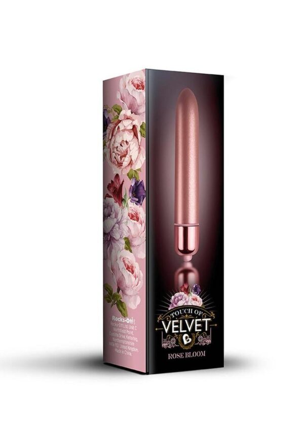 Touch Of Velvet Bullet Vibrator - Rose Bloom