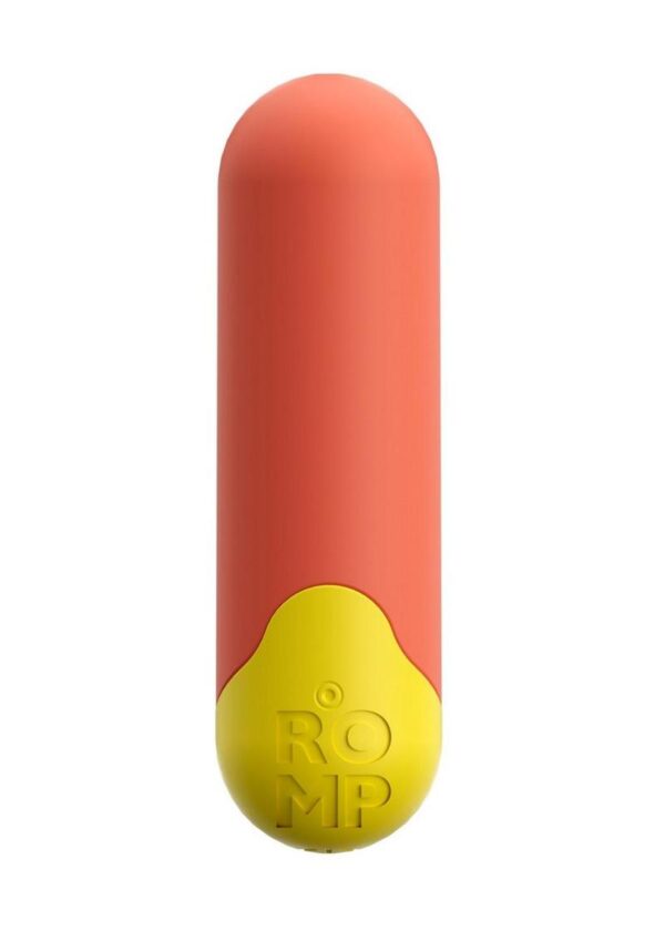 Romp Riot Rechargeable Silicone Bullet - Orange - Image 2