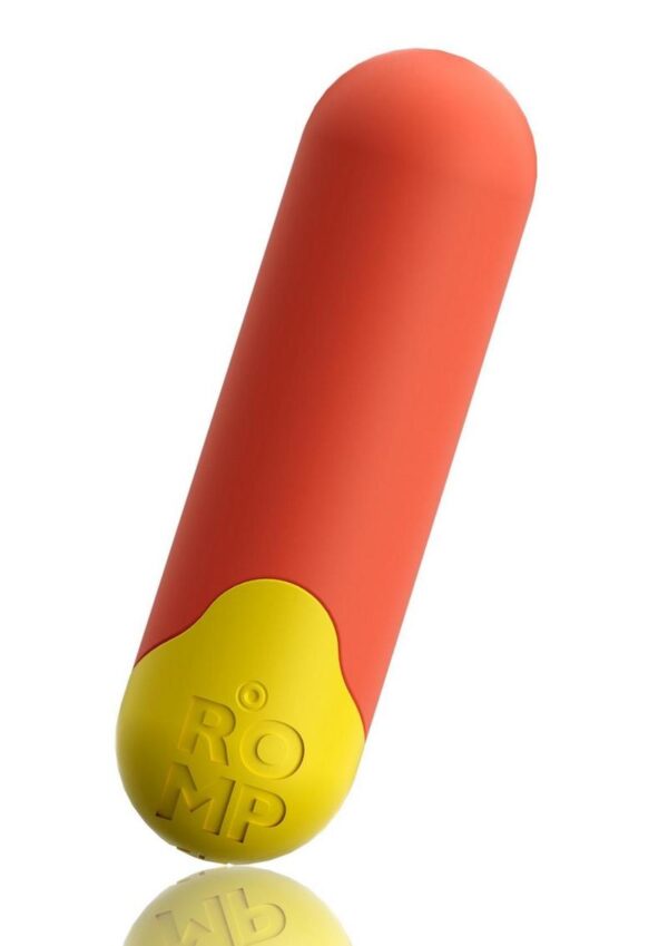 Romp Riot Rechargeable Silicone Bullet - Orange - Image 3