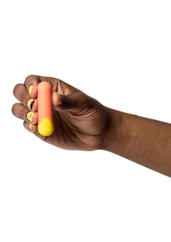 Romp Riot Rechargeable Silicone Bullet - Orange - Image 4