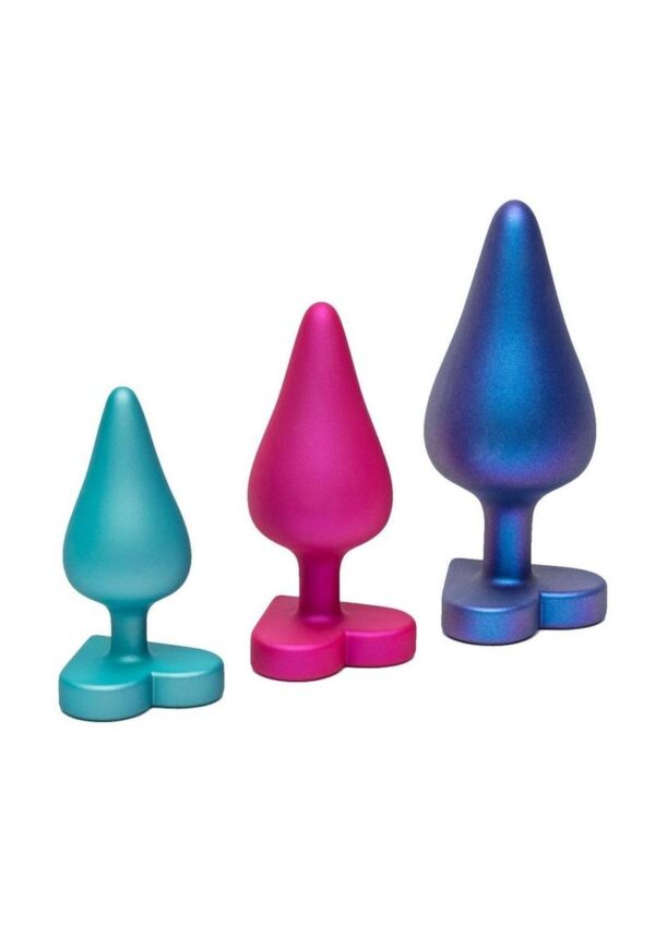 Romp Luster Silicone Anal Plug - Purple/Pink - Image 2