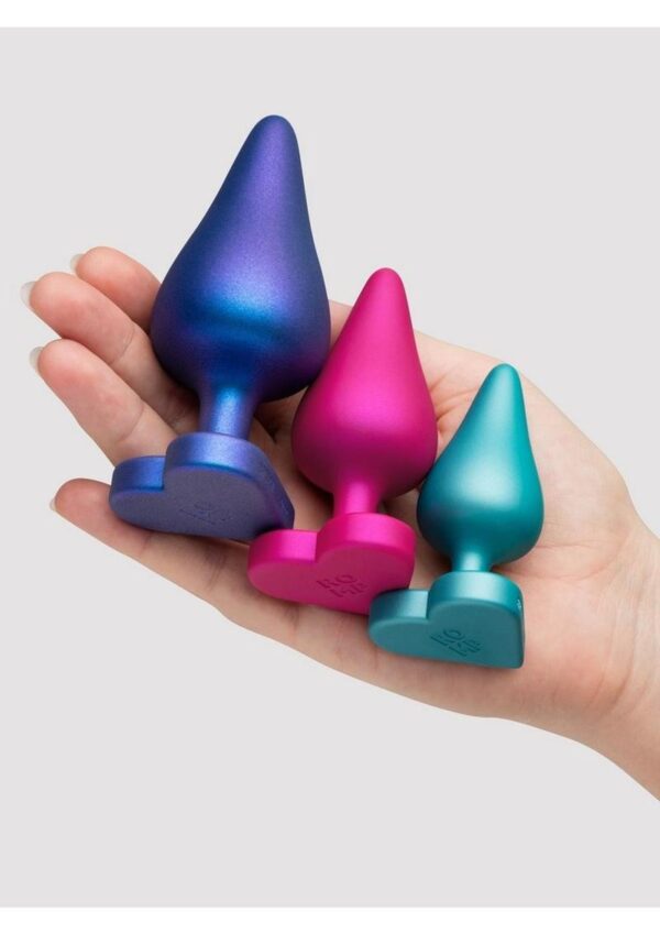 Romp Luster Silicone Anal Plug - Purple/Pink - Image 4