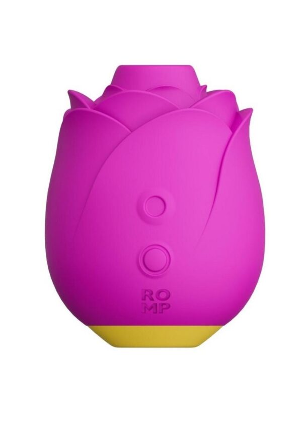 Romp Rose Rechargeable Silicone Air Clitoral Stimulator - Pink - Image 2
