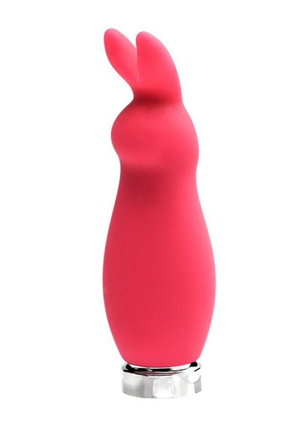 VeDO Crazzy Bunny Rechargeable Silicone Mini Vibrator - Pink - Image 2
