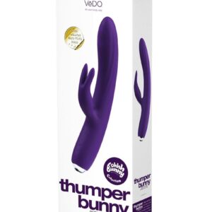 VeDO Thumper Bunny Silicone Rabbit Vibrator - Purple