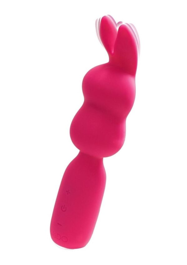 VeDO Hopper Bunny Rechargeable Silicone Mini Vibrator - Pink - Image 4