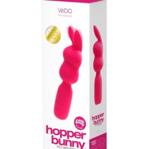 VeDO Hopper Bunny Rechargeable Silicone Mini Vibrator - Pink