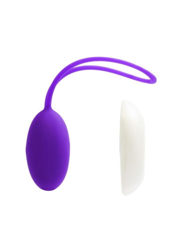 VeDO Peach Rechargeable Silicone Egg Vibrator with Remote Control - Into You Indigo - Image 3