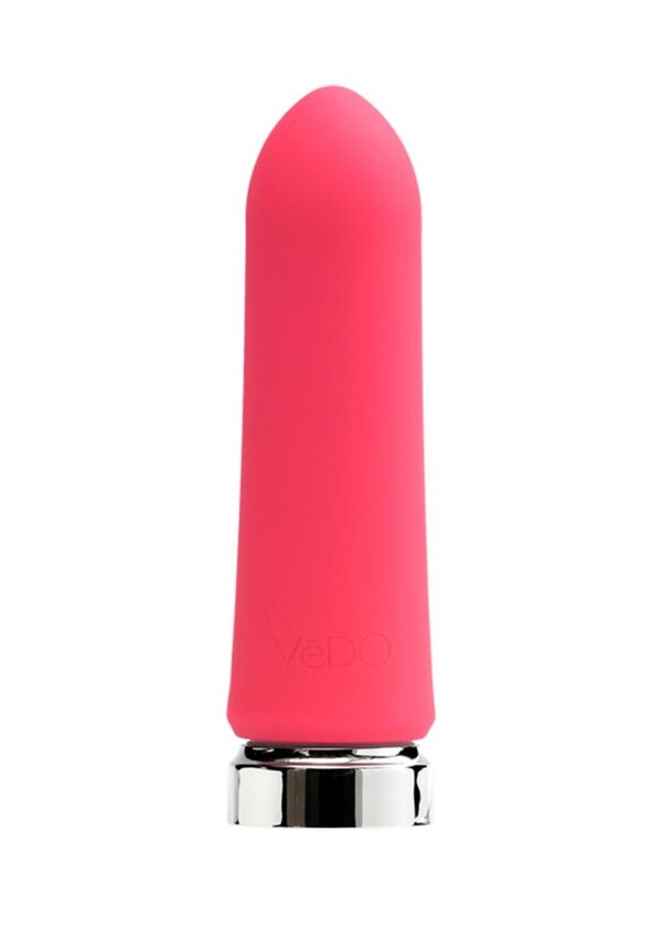 VeDO Bam Rechargeable Silicone Bullet Vibrator - Foxy Pink - Image 2
