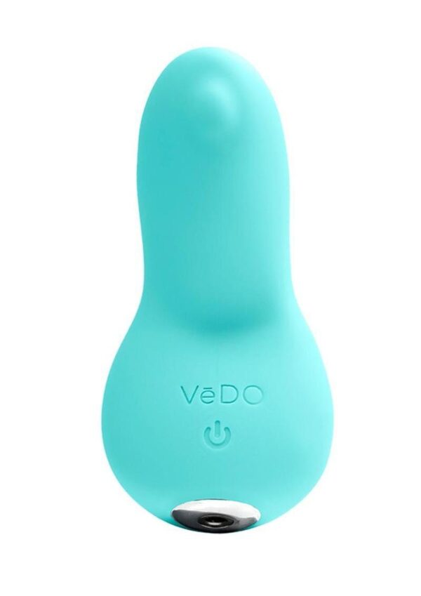 VeDO Izzy Rechargeable Silicone Vibrator - Tease Me Turquoise - Image 2