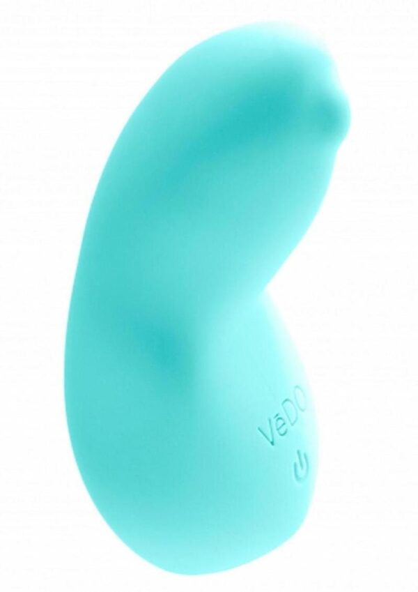 VeDO Izzy Rechargeable Silicone Vibrator - Tease Me Turquoise - Image 4