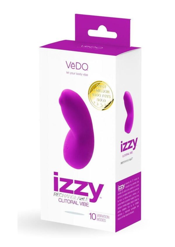 VeDO Izzy Rechargeable Silicone Massager - Vixen Violet