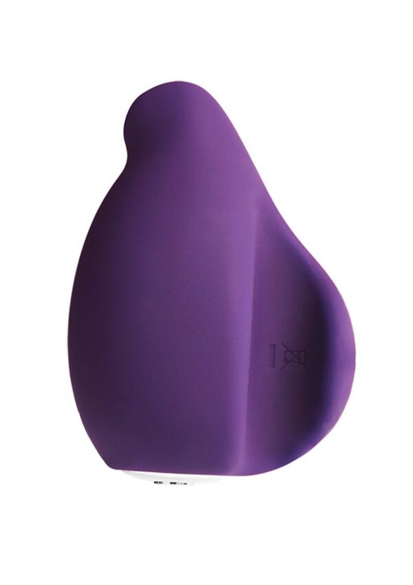 VeDO Yumi Rechargeable Silicone Layon Finger Vibrator - Deep Purple - Image 2