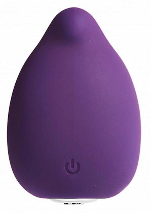 VeDO Yumi Rechargeable Silicone Layon Finger Vibrator - Deep Purple - Image 4