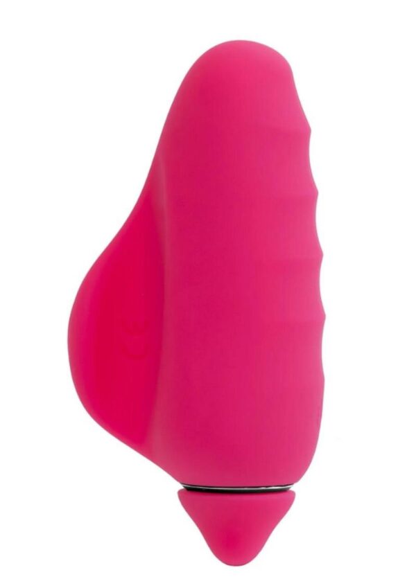 VeDO Vivi Rechargeable Silicone Finger Vibrator - Foxy Pink - Image 3