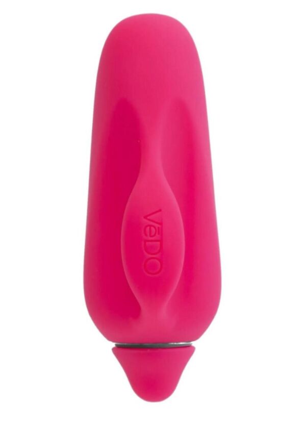 VeDO Vivi Rechargeable Silicone Finger Vibrator - Foxy Pink - Image 4