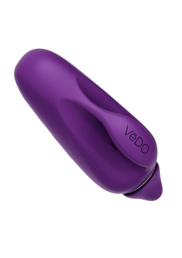 VeDO Vivi Rechargeable Silicone Finger Vibrator - Deep Purple - Image 2