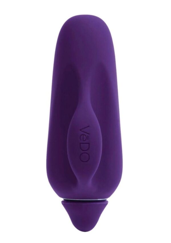 VeDO Vivi Rechargeable Silicone Finger Vibrator - Deep Purple - Image 4