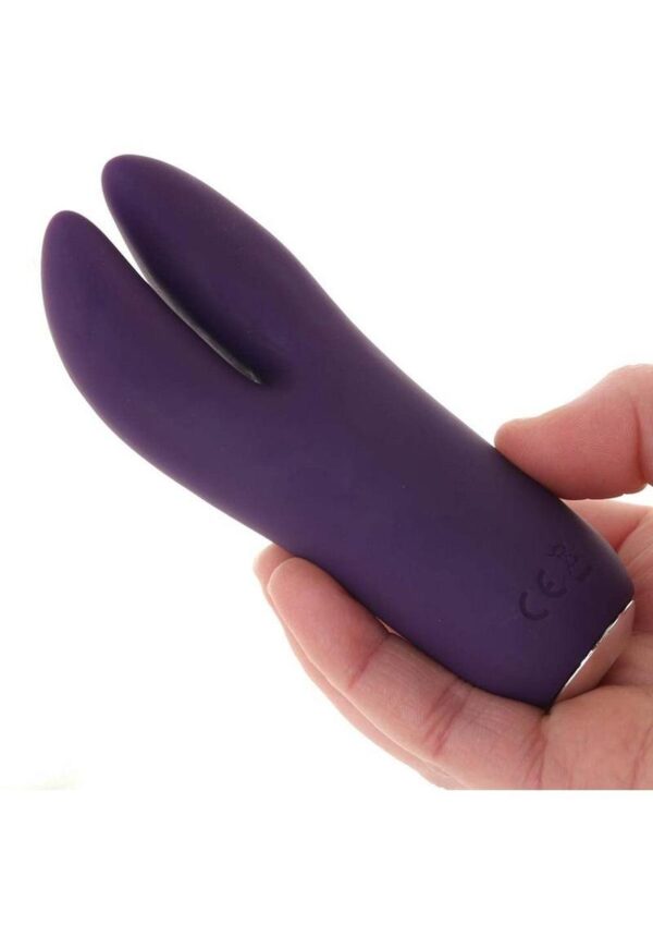 VeDO Kitti Silicone Rechargeable Dual Vibrator - Deep Purple - Image 4