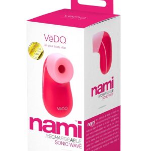 VeDO Nami Rechargeable Sonic Clitoral Vibrator - Foxy Pink
