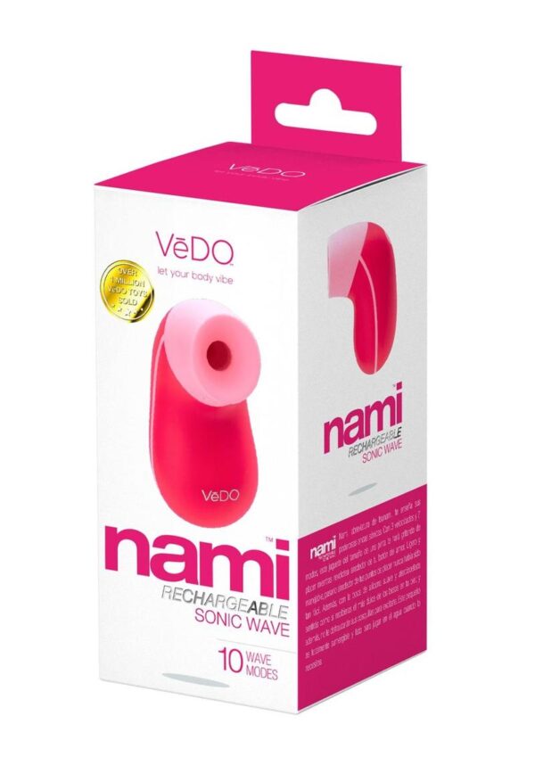 VeDO Nami Rechargeable Sonic Clitoral Vibrator - Foxy Pink