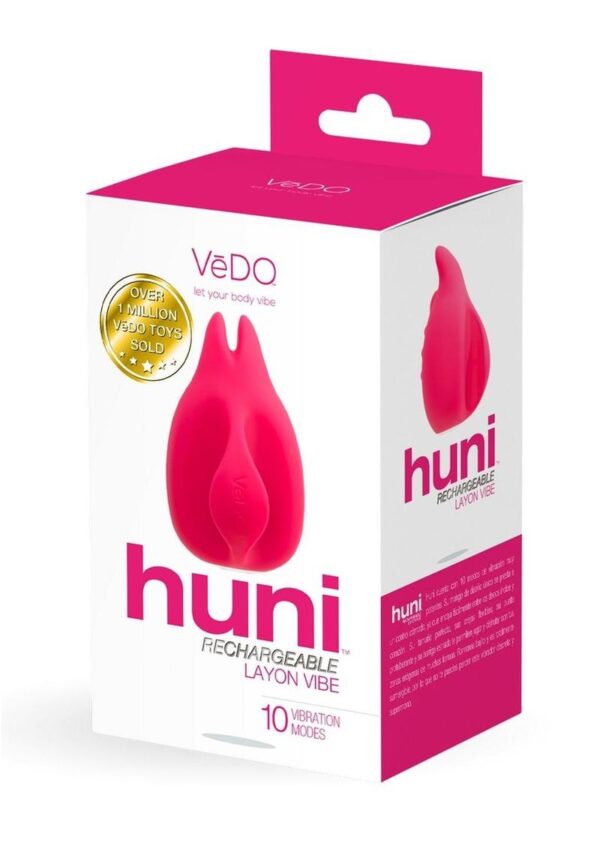 VeDO Huni Silicone Vibrator - Foxy Pink