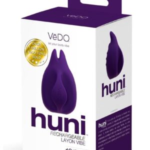 VeDO Huni Silicone Vibrator - Deep Purple