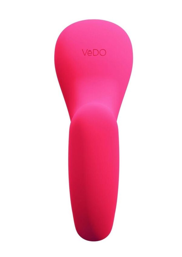 VeDO Suki Plus Rechargeable Silicone Dual Vibrator - Foxy Pink - Image 2