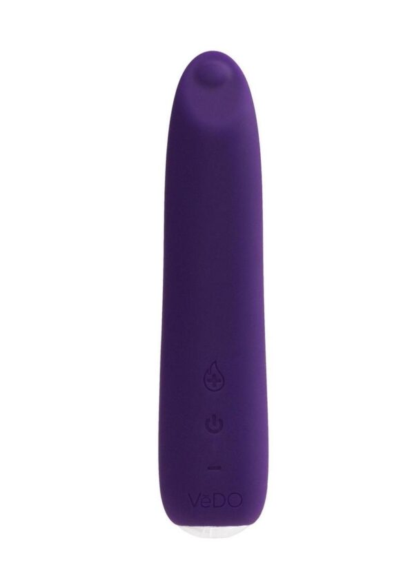 VeDO Boom Rechargeable Silicone Ultra Warming Vibrator - Purple - Image 2