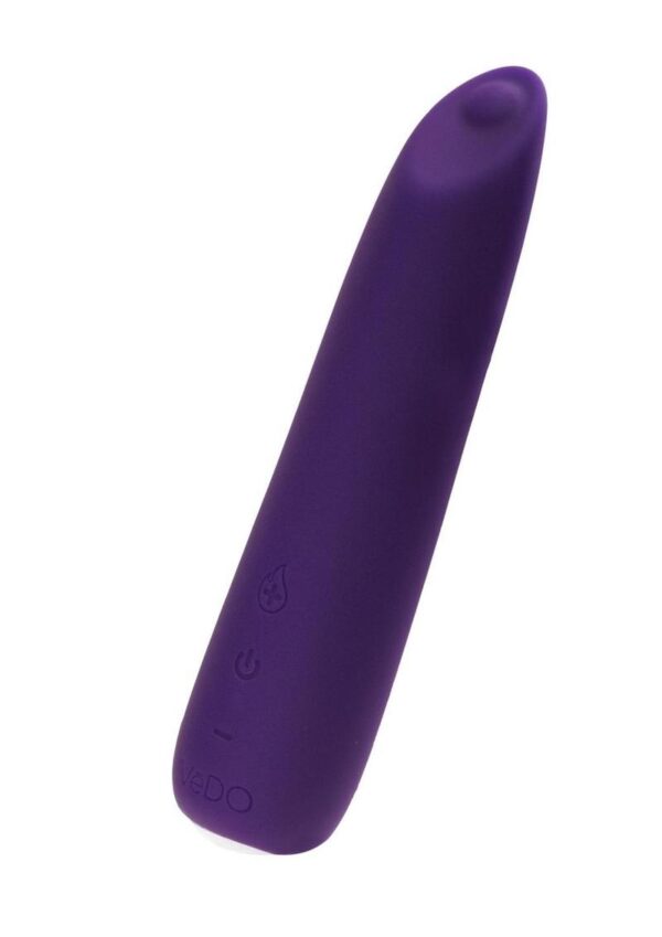 VeDO Boom Rechargeable Silicone Ultra Warming Vibrator - Purple - Image 4